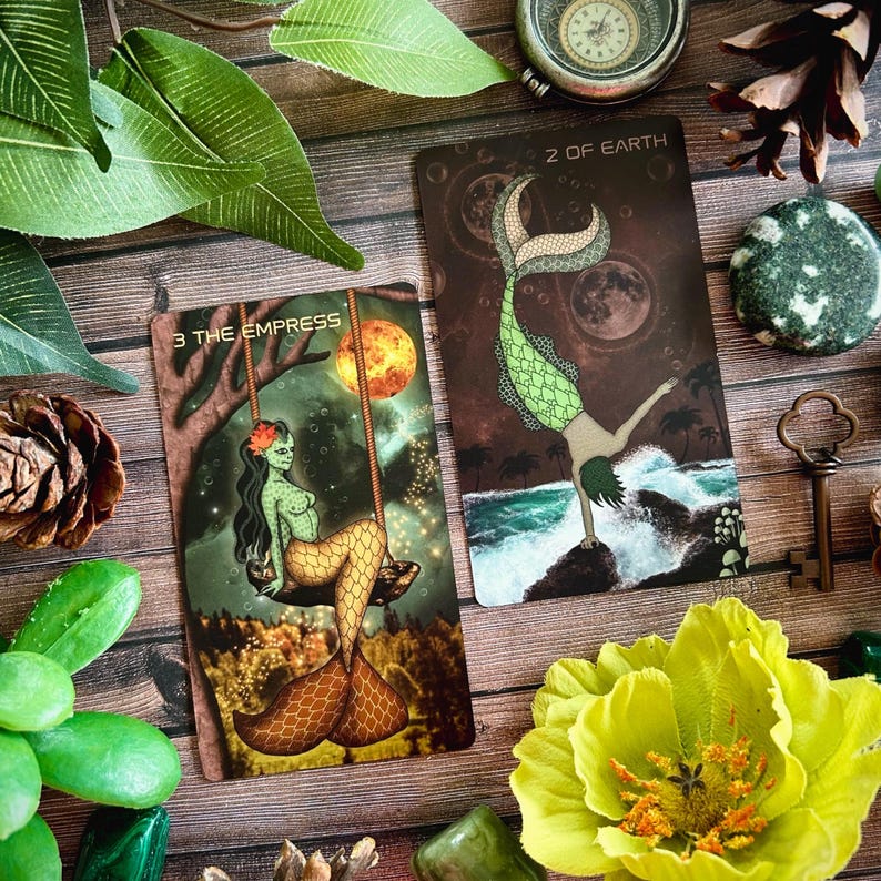 Baraja de Tarot de la Sirena Astral imagen 7