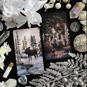 Jeu de tarot de la saison hivernale image 16