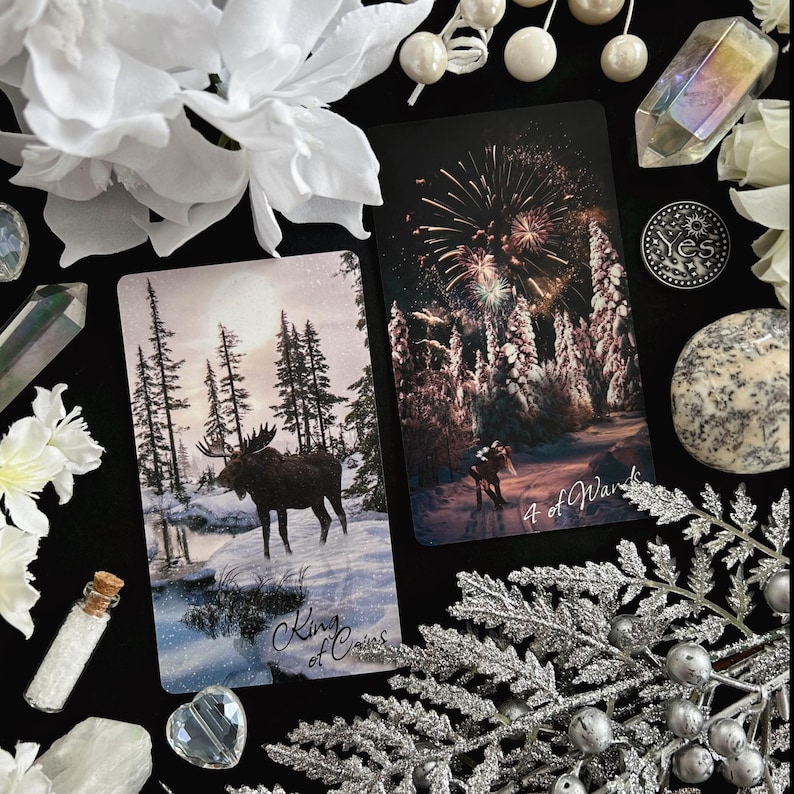 Jeu de tarot de la saison hivernale image 16