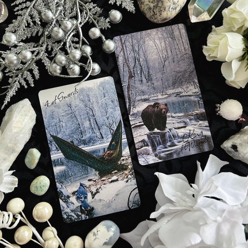 Jeu de tarot de la saison hivernale image 15