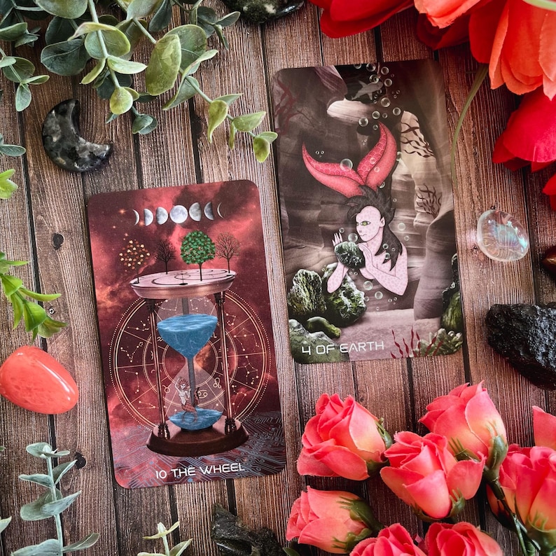 Baraja de Tarot de la Sirena Astral imagen 12
