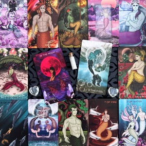 Baraja de Tarot de la Sirena Astral imagen 2