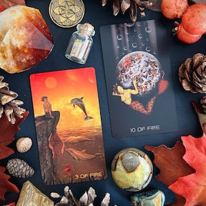 Baraja de Tarot de la Sirena Astral imagen 8