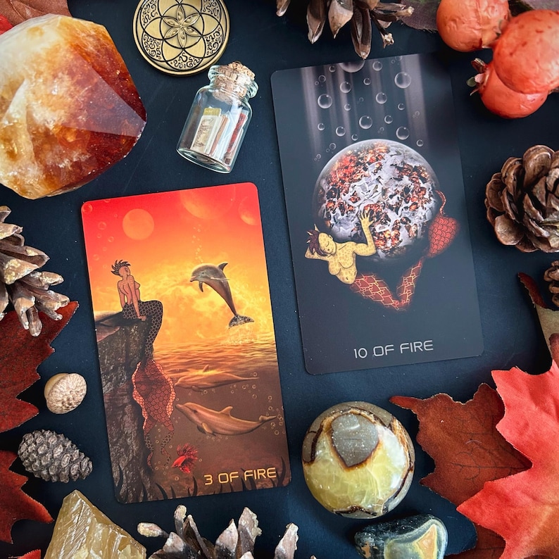 Baraja de Tarot de la Sirena Astral imagen 8