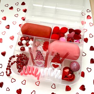 Valentine’s Day Sensory Kit | Play Dough Sensory Bin | Love | Busy Box | Toddler Gift