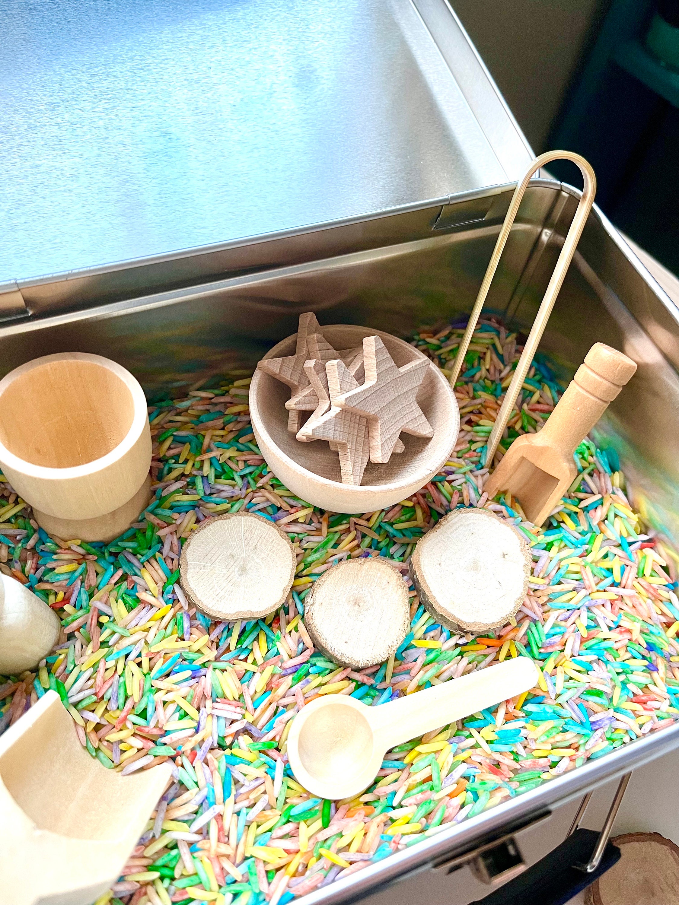 Toddler Montessori Sensory Bin My First Sensory Bin Sensory Etsy