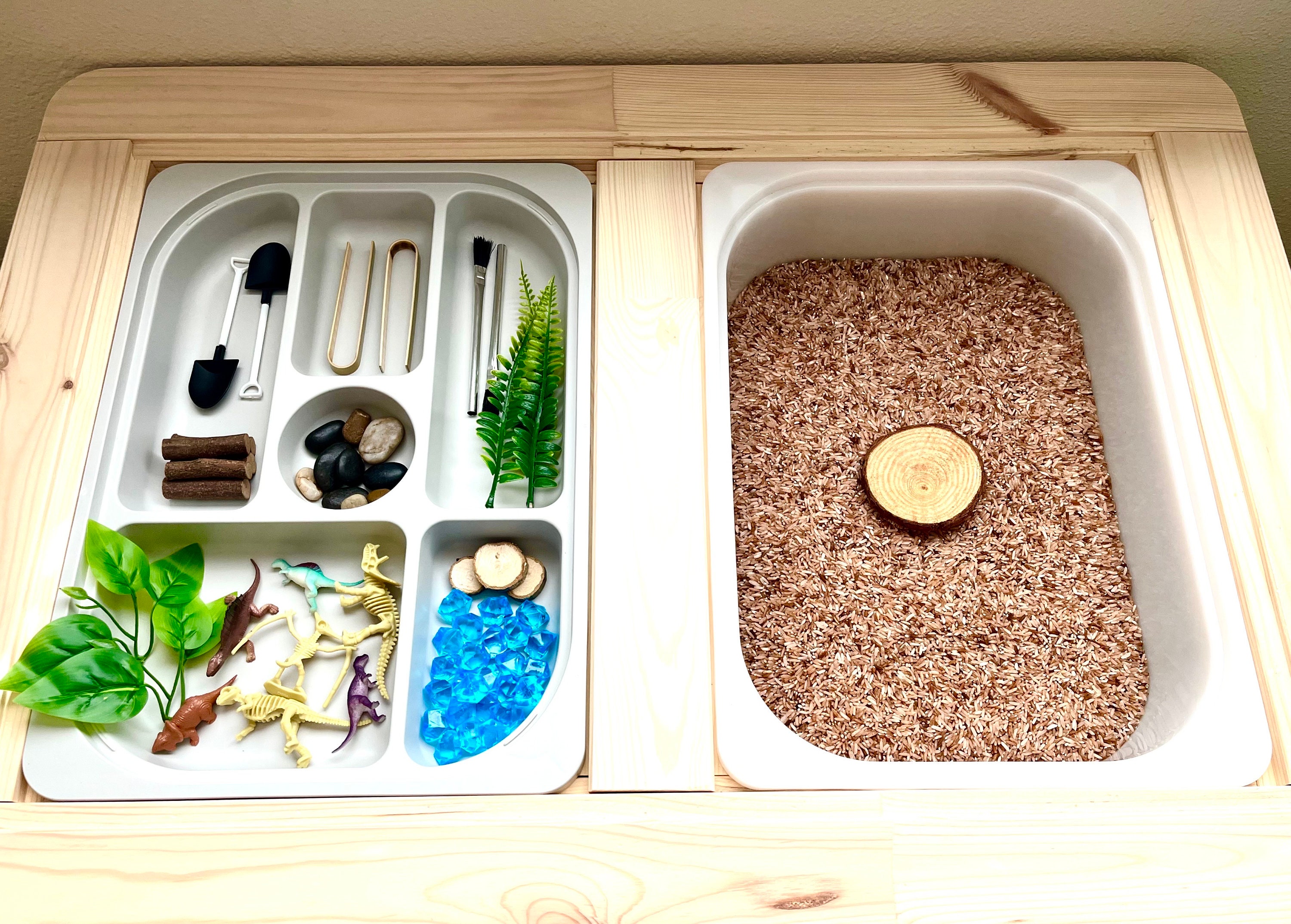 Dinosaur Excavation Pour & Play Sensory Kit | Flisat Activity Kit ...