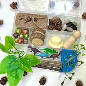 Dinosaur Sensory Kit | Sensory Sand Kit | Prehistoric | Busy Box