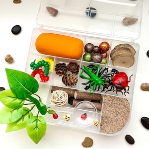 Bug Sensory Kit | Play Dough Sensory Bin | Spring | Toddler Gift | Busy Box | Spring | Insect Activity Kit | Sensory Sand