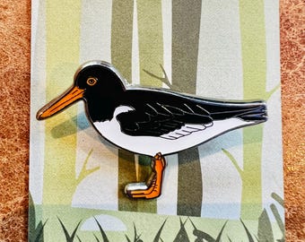 Oystercatcher - #11 - Enamel Pin Badge - Wild Britain