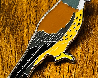 Lesser Kestrel - UK Birding Pins - Enamel Pin Badge - Unnumbered