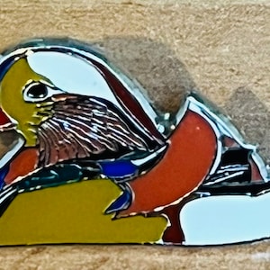 Mandarin - UK Birding Pins - Enamel Pin Badge - Unnumbered