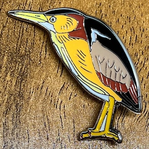 Least Bittern - UK Birding Pins - Enamel Pin Badge - Unnumbered