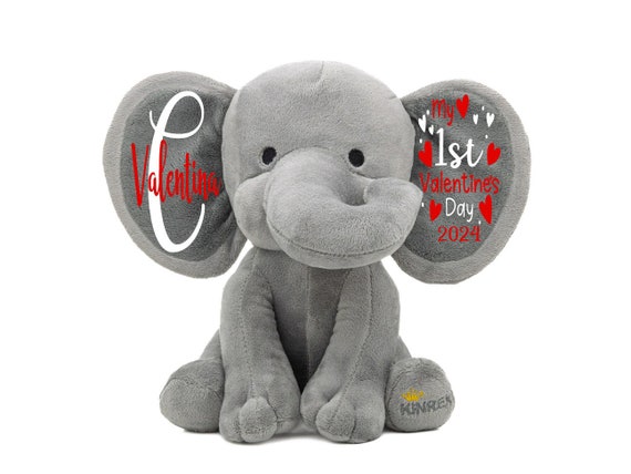 Personalized baby elephant stuffed animal sale