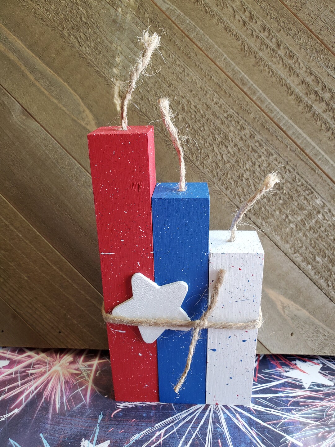 Tray Filler 4th of July Decor Firecrackers Fireworks USA Etsy