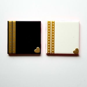 Goldheart Coaster Pair