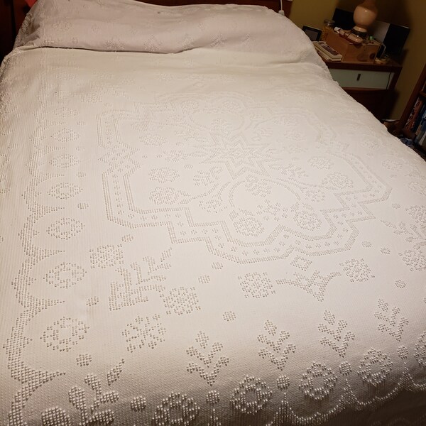 Hobnail Bedspread Etsy