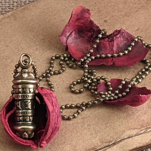 Tibetan Buddhist Om Mani Pendant That Opens, amazing look and weight