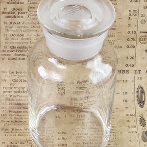 Laboratory Bottle - glass, reagent, 250ml, perfect for wet specimens or other curiosities and oddities