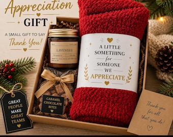 Employee Appreciation Gift, Corporate Christmas Gift, Staff Holiday Gift, Coworker Gift, Employee Christmas Gift, Fuzzy Socks Gift