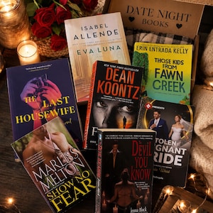 Coffret cadeau luxueux et douillet avec couverture, bougie et livre mystère, cadeau soin personnel pour femme, rencard avec un livre, cadeau réconfort, Je pense à vous image 16