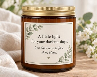 Sympathy Candle Gift, Memorial Candle, Bereavement Gift for Grieving Friend, Loss of Loved One