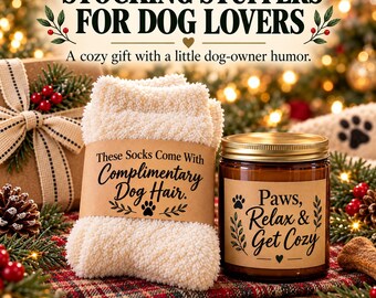 Funny Dog Mom Fuzzy Socks, Dog Lover Gift, Sarcastic Cozy Socks