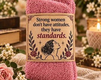 Women Empowerment Socks, Funny Feminist Gift for Her, Inspirational Cozy Socks, Strong Woman Friend Coworker Gift women owned business gift