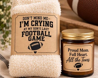 Senior Night Mom Gift Fuzzy Socks | Don’t Mind Me I’m Crying at My Son’s Last Game | Football, Basketball, Baseball & More