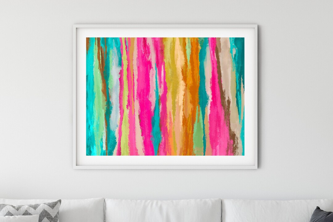 Colorful Abstract Art Digital Download Printable Art Etsy