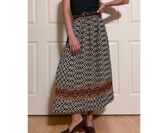 long summer skirts 70s