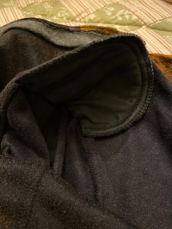 Vintage 90s patchwork button-down /boho hippie ge… - image 10