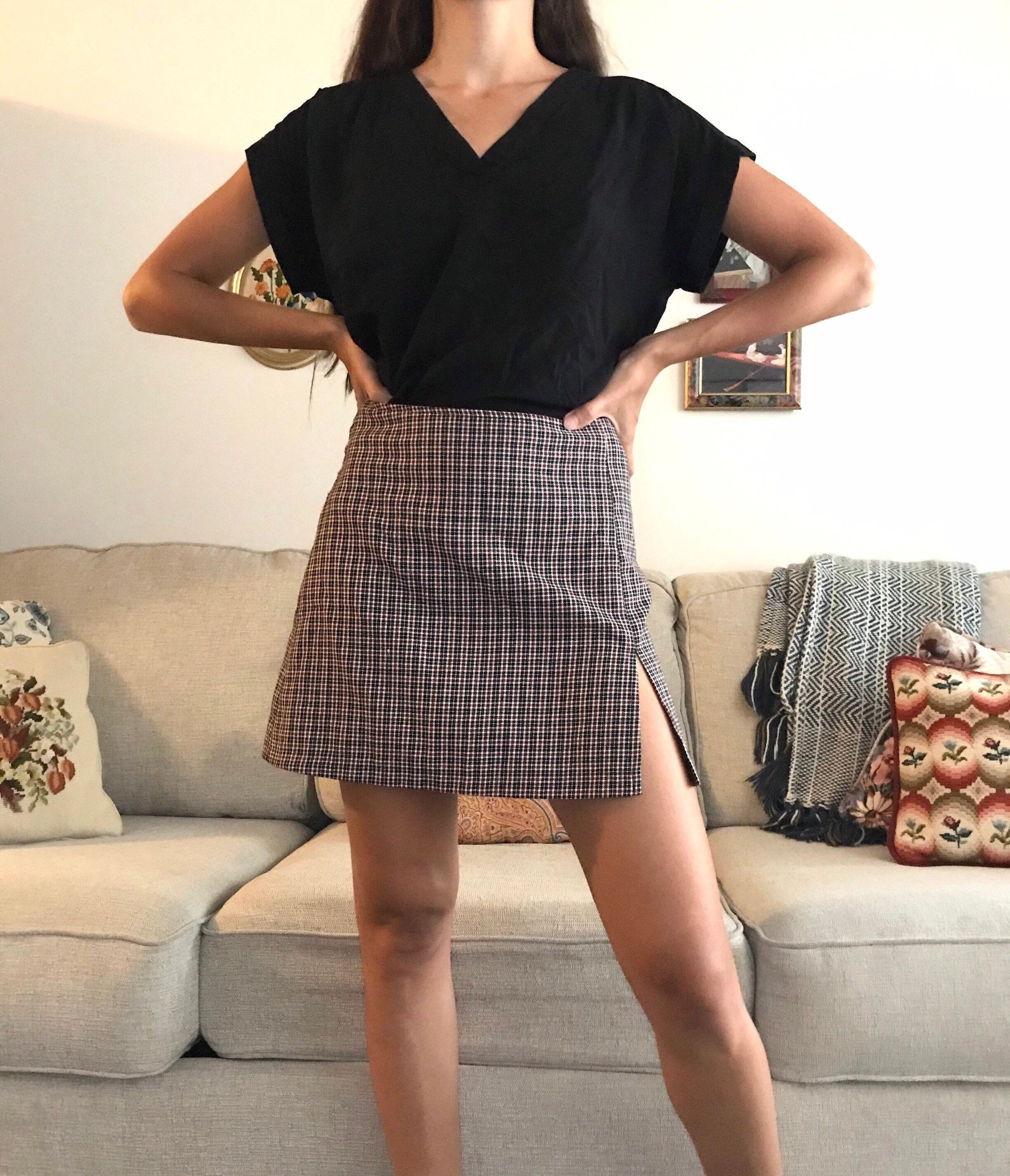 1990s mini skirt