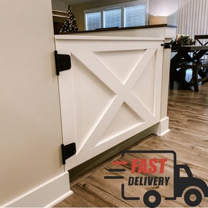 Barn Wood Pet Gate Etsy