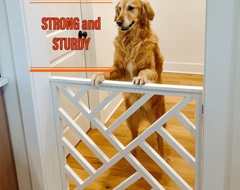 Baby gate for Stairs | Custom Baby Gate for Stairs | Dog Gate | Modern Baby Gate | Stairway gate| Half Dutch Door | Geometric Baby Gate