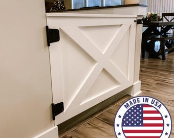 Handmade Wooden Baby Gate, Custom Child Safety Gate, Wooden Pet Barrier, Babyproofing Home, Toddler Safety, Baby Gate