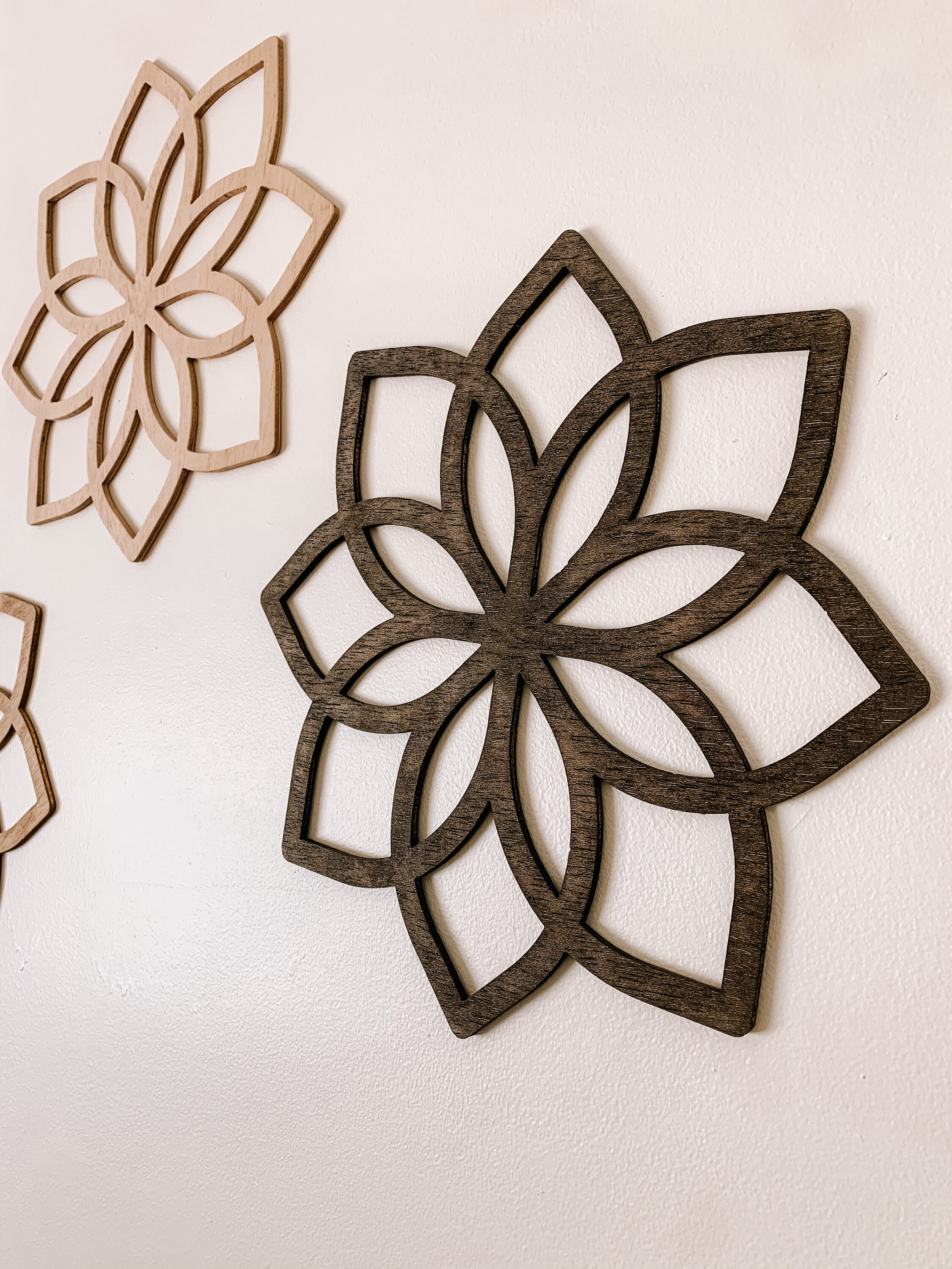 Wall Decor Flower DecorWooden Wall HangingHanging Wall Etsy