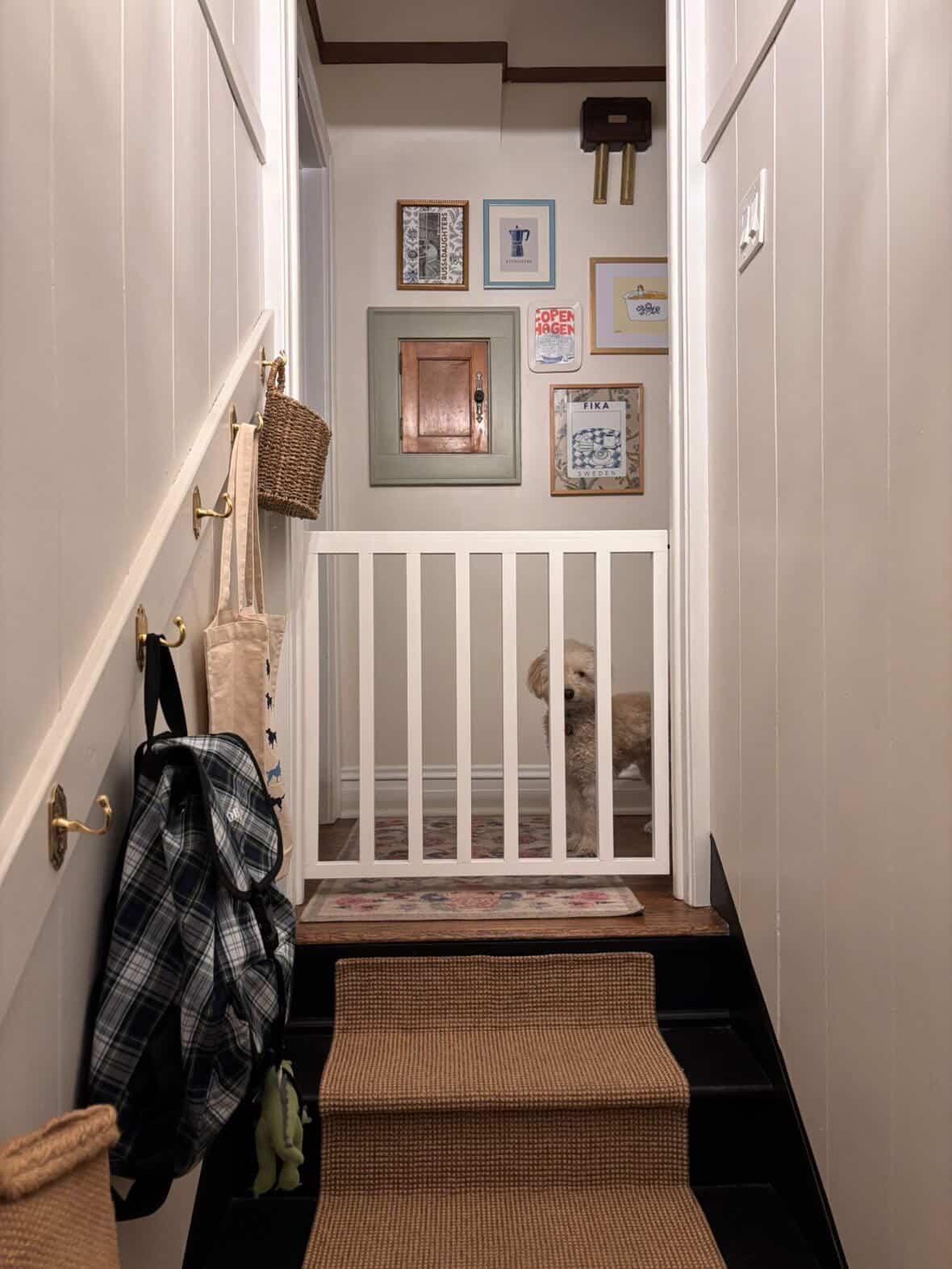 Baby Gate | For Stairs Custom Baby Wooden Dog Half Door With Cat Barn