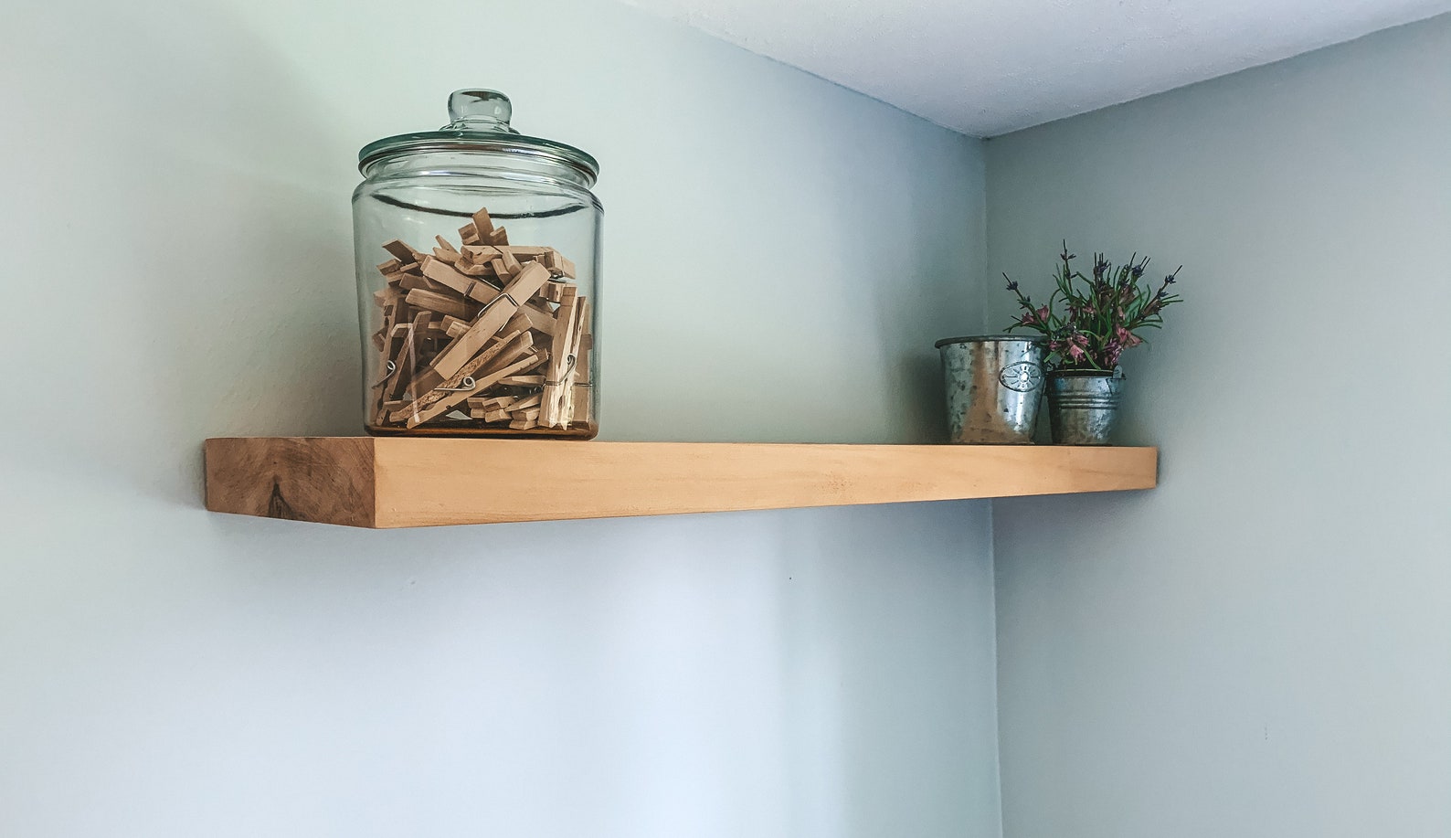 Solid Wood Floating Shelves Easy to Install Maple Floating Etsy