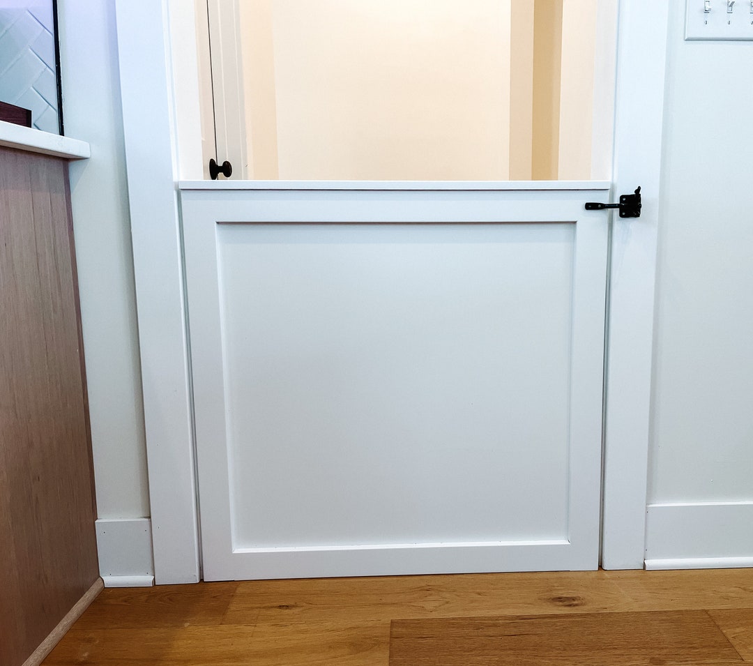 Baby Gate Baby Gate for Stairs Custom Baby Gate Wooden Baby Gate Dog Gate Half Door Baby Gate With Cat Door Barn Door Gate Etsy UK