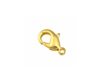 Small 14KGold Filled Lobster Claw Trigger Clasps Clasp size: ~ 10mm long x 5mm wide