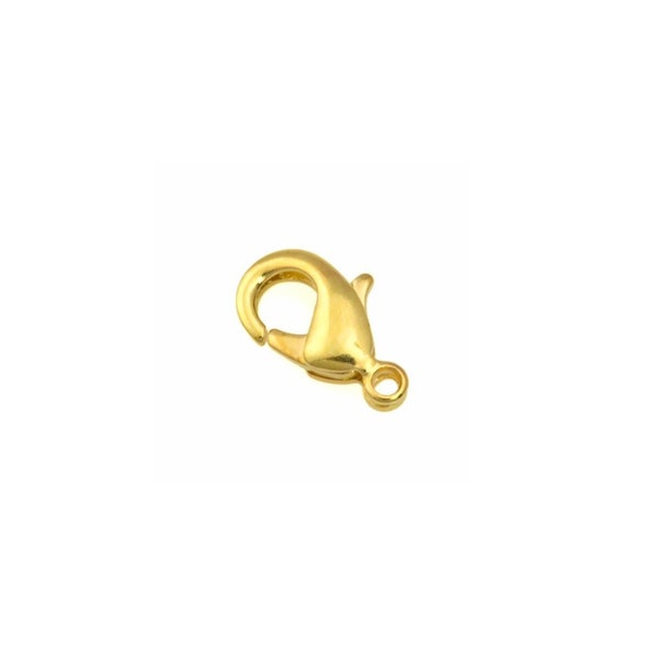 Small 14KGold Filled Lobster Claw Trigger Clasps Clasp size: ~ 10mm long x 5mm wide