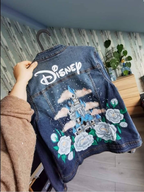 Custom Hand Painted Denim Jean 
