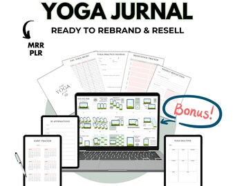 Discover Your Yoga Journey: A Meditation Practice and Wellness Journal for Yoga Enthusiasts and Teachers. Printable and Easy to Use!