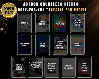 Resell Rights Digital Product Bundle | PLR & MRR, Marketing Ready