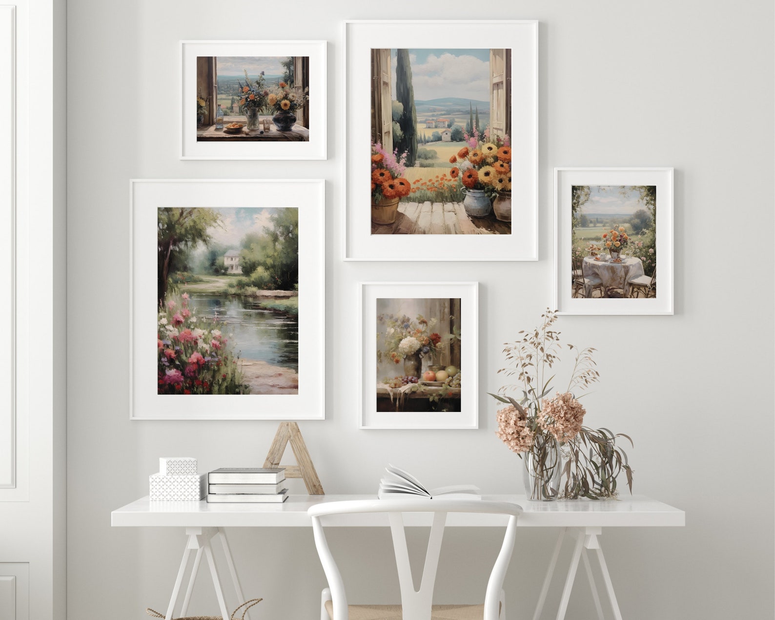 Enchanting French Country Gallery Wall Art Set 29 Digital Art Etsy