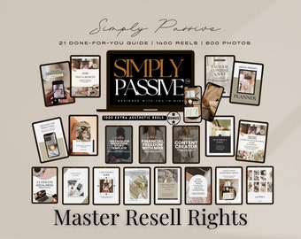 Simply Passive Digital Marketing Course: MRR & PLR | Beginner's Guide to Passive Income with Faceless Strategies