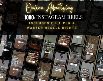 Unlock Passive Income: Master Resell Rights & DFY Digital Products for Instagram Reels and Online Advertising, Aesthetic DFY Templates.