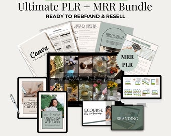 10M+ Ultimate Resell Digital Products Bundle for Passive Income | PLR & MRR Rights | Digital Marketing Ready