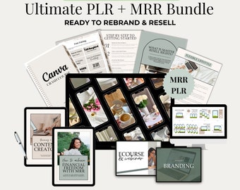 10M+ Ultimate Resell Digital Products Bundle for Passive Income | PLR & MRR Rights | Digital Marketing Ready